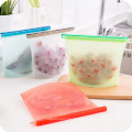 Amazon Hot Eco Friendly Ziplock Fakofroping Snack réutilisable SILICONE Food Storage Sac